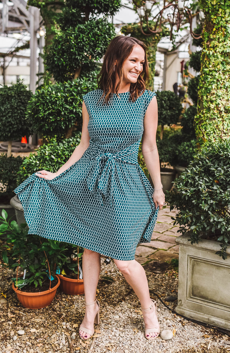 Ellipse Midi Dress FINAL SALE Trinity Clothing Ellipse Midi Dress FINAL SALE Trinity Clothing