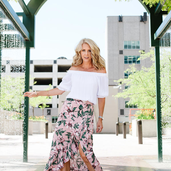 Shein Self Tie Wrap Tropical Print Skirt | Daily Outfits | Dreaming Loud