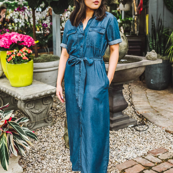 Jem Denim Shirt Dress FINAL SALE – Trinity Clothing