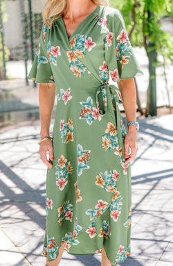Orna Wrap Dress FINAL SALE Trinity Clothing Orna Wrap Dress FINAL SALE Trinity Clothing