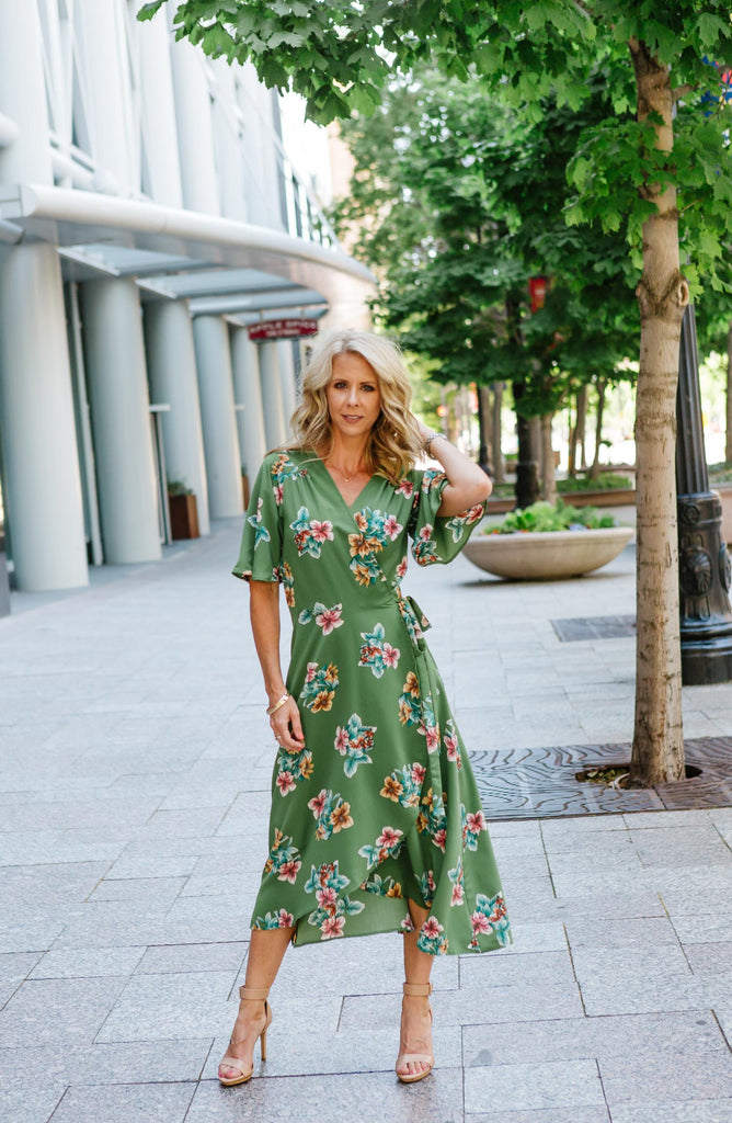 Orna Wrap Dress FINAL SALE Orna Wrap Dress FINAL SALE