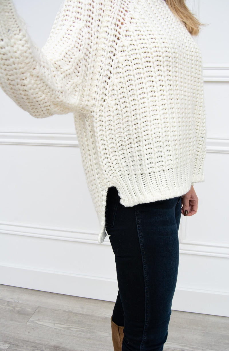 Page Chunky Crew Neck Sweater