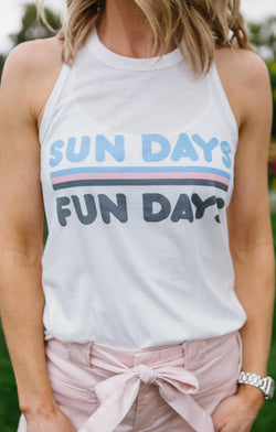 Peachy Party Graphic Tank