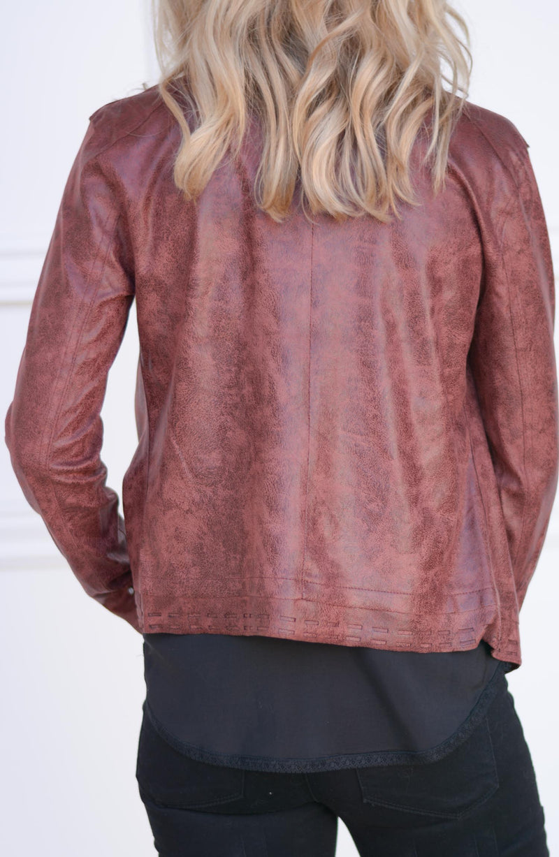 Trent Faux Leather Jacket