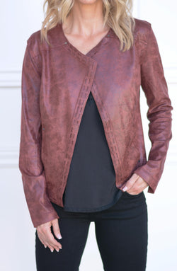 Trent Faux Leather Jacket